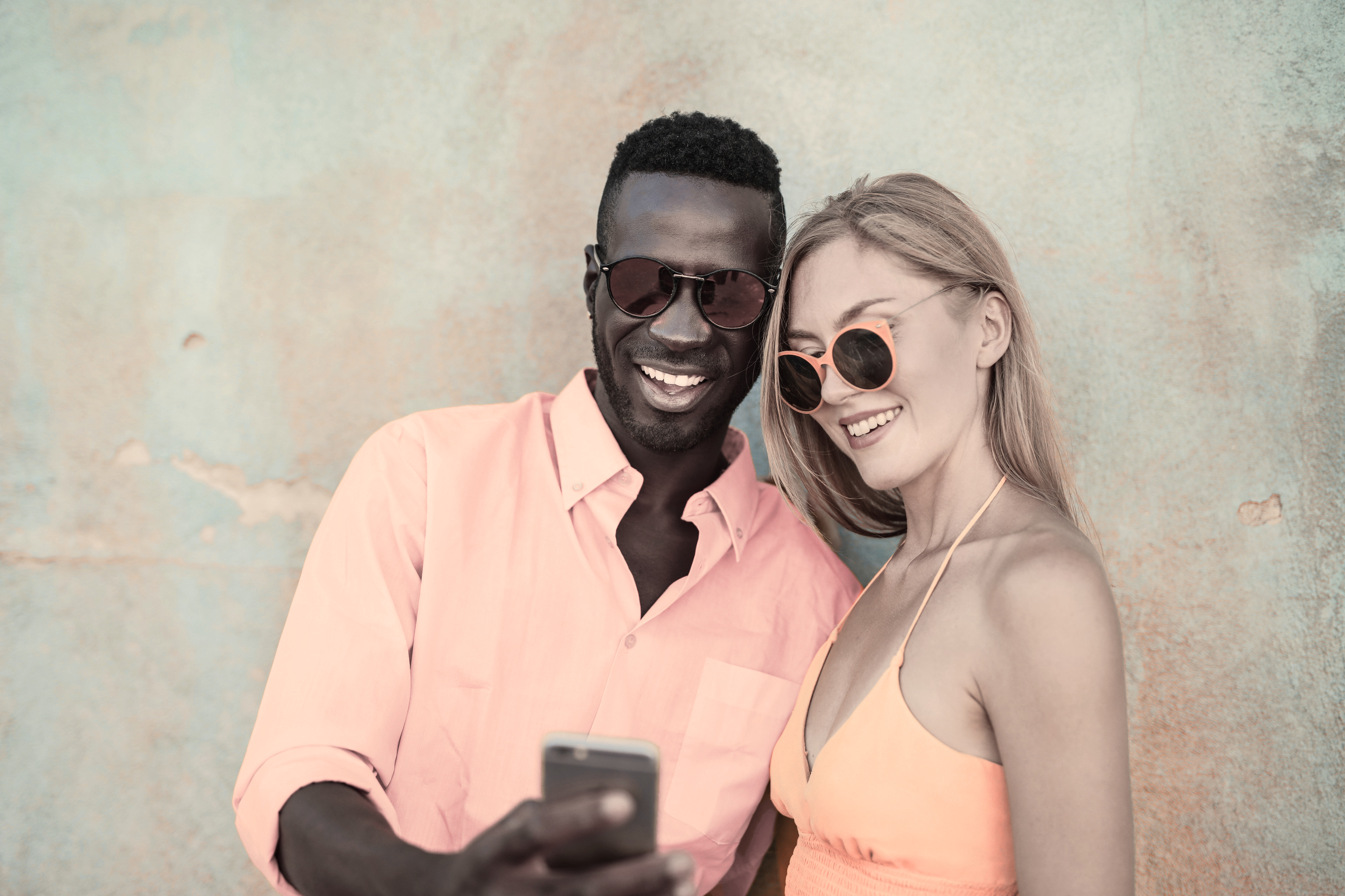 Person reviewing relationship checkup results